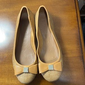 Ted Baker woven leather flats
